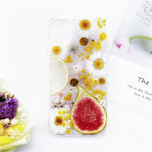 sale★iPhone７  iPhone８★押し花ケース  フルーツ sale☆iPhone7 iPhone8☆押し花ケース フルーツ
