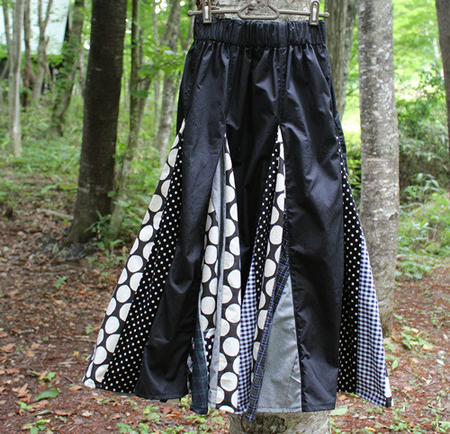 SAYOCAFEハンドメイド、大人シックでスタイリッシュなパッチワークフ  