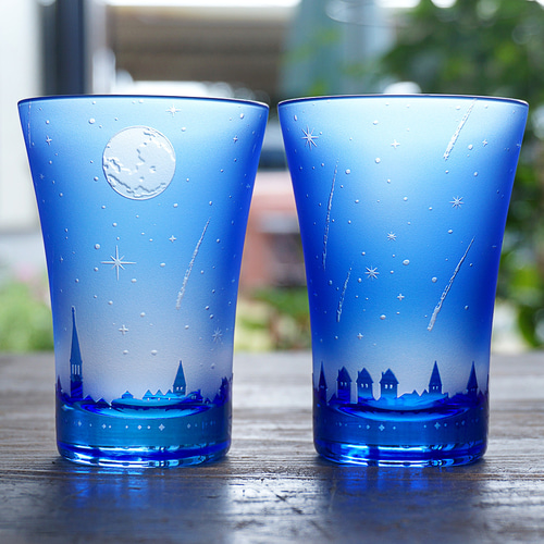 比較確認用）青の氷コップ