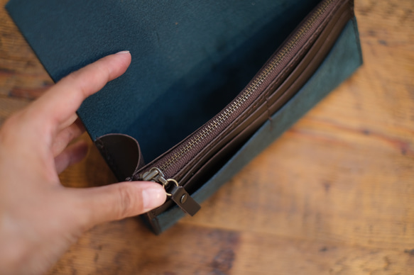 プエブロguruguru長財布　※ライト　ブルー 財布・ケース・小物入れ 皮、革、レザー U1594451134(12100円)