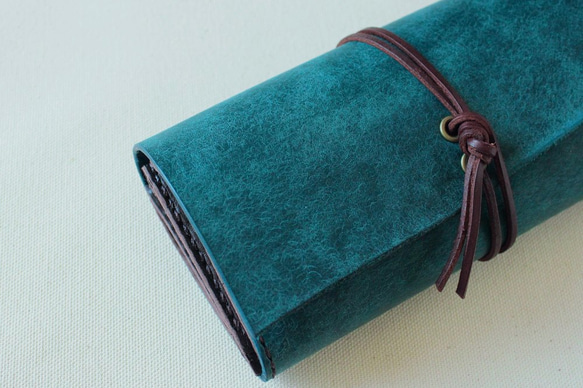 プエブロguruguru長財布　※ライト　ブルー 財布・ケース・小物入れ 皮、革、レザー U1594451134(12100円)