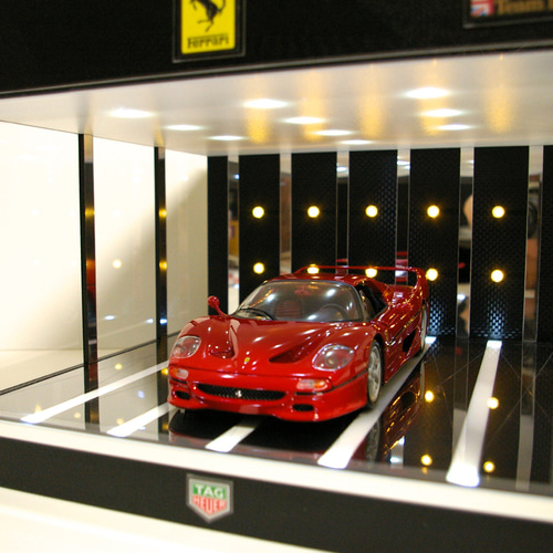 1/18展示可能・3面照明スリットミラー・ディスプレーBOX / 2色 1/18展示可能・3面照明スリットミラー・ディスプレーBOX / 2色