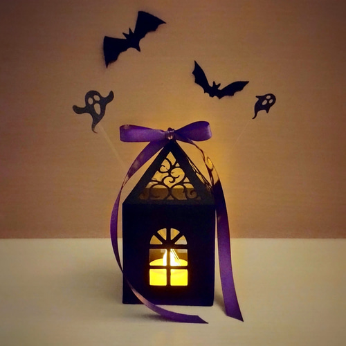 ハロウィン ぺーバーランタン 組み立てキット・夏休み工作・ハロウィン