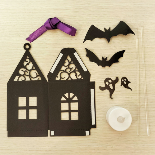 ハロウィン ぺーバーランタン 組み立てキット・夏休み工作・ハロウィン