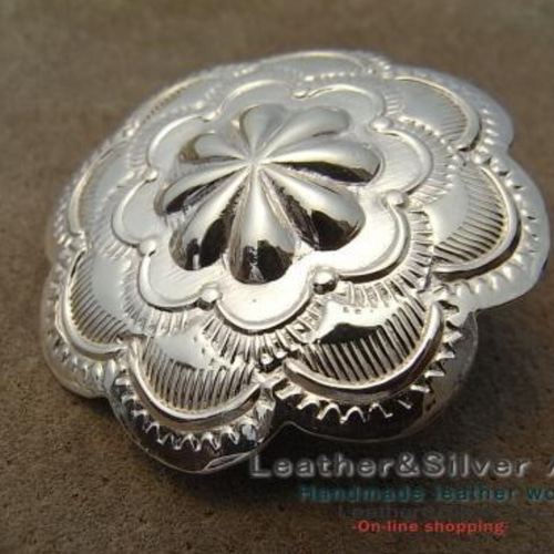 ※週末値下げ※フラワーコンチョ・silver925 ※刻印有り silver925 スタンプ フラワーコンチョ ハンドメイド オリジナル