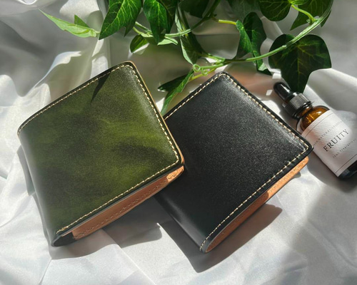 イタリアンレザー小銭入れケース 小物入れ ヌメ革本革 ハンドメイド手縫い 000000000617_rbjo40U.jpg