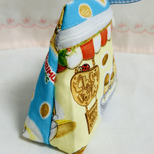 三角ポーチ どんぐりポーチ ハンドメイド 小物入れ 男の子ポーチ