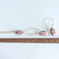 特集掲載《10月誕生石》ピカソコッパー ピアス イヤリング　プレゼント アレルギー対応 ギフト トルマリン オパール 8枚目の画像