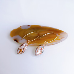 特集掲載《10月誕生石》ピカソコッパー ピアス イヤリング　プレゼント アレルギー対応 ギフト トルマリン オパール 3枚目の画像