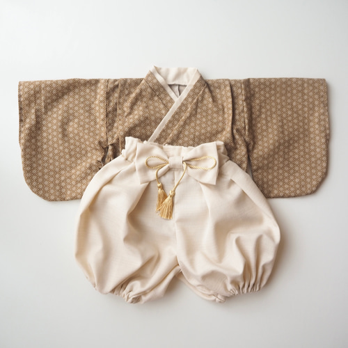 ベビー袴 麻の葉柄 栗色 / 70㎝.80㎝ ベビー服 Romly 通販