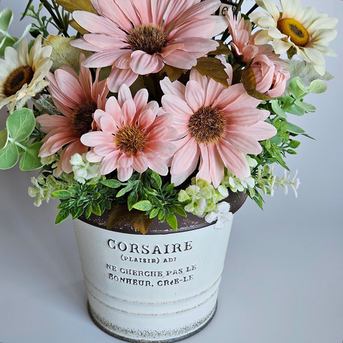 Creema限定 クリスマスローズ＆ニゲラのカップ咲きローズ寄せ植え