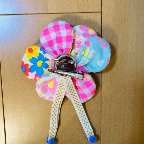 大きなお花のトートバッグ ハンドメイド パッチワーク 手作り