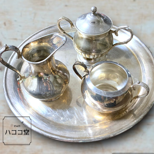 アンティーク銀食器【シュガーボウル】オブジェ・ディスプレィなどにも