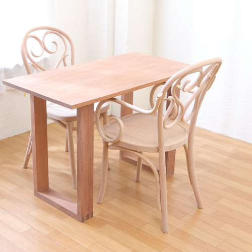 銘木・創作家具】Denim original アフリカン・マホガニー Mテーブル