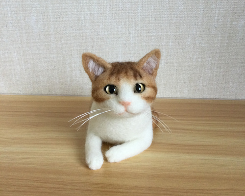 羊毛フェルト猫 羊毛フェルト