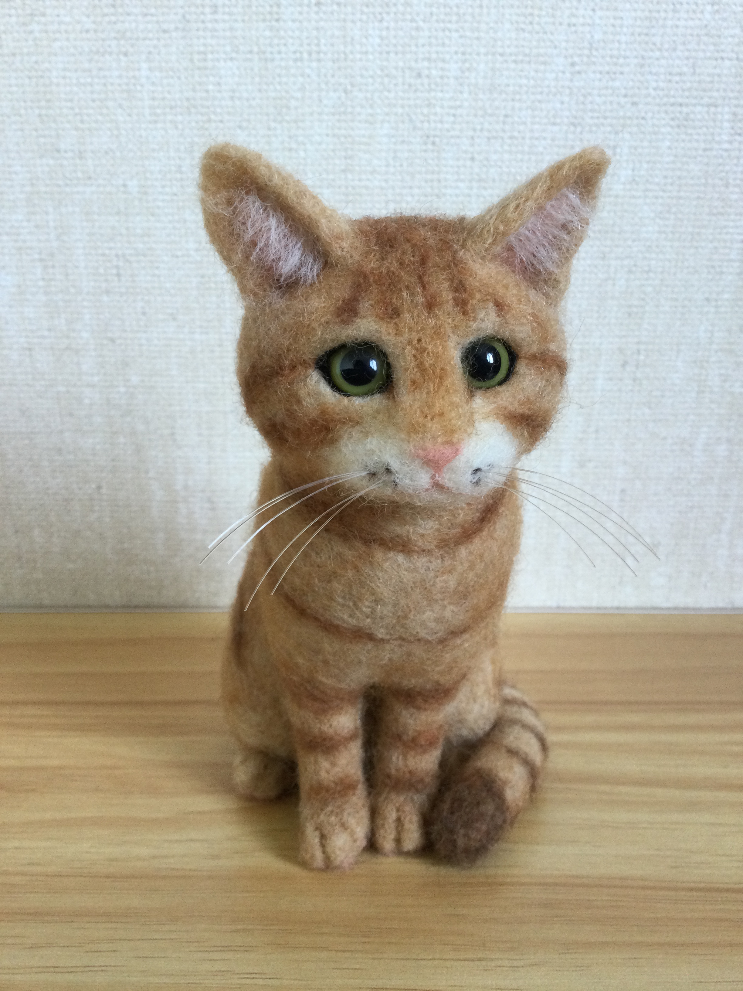 羊毛フェルト。子猫、うさぎ。オーダーNo.10 （Anduongtravel