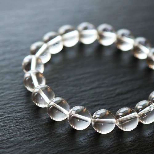 ☆スーパープレミアムブレス☆…☆レムリアンクォーツ：10ミリ