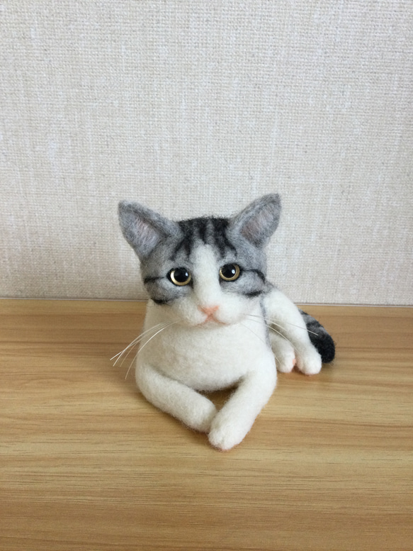 羊毛フェルト 猫 ハンドメイド リバフェニ Yahoo!オークション - MTK SHEEP 羊毛フェルト 猫 ハンドメイド