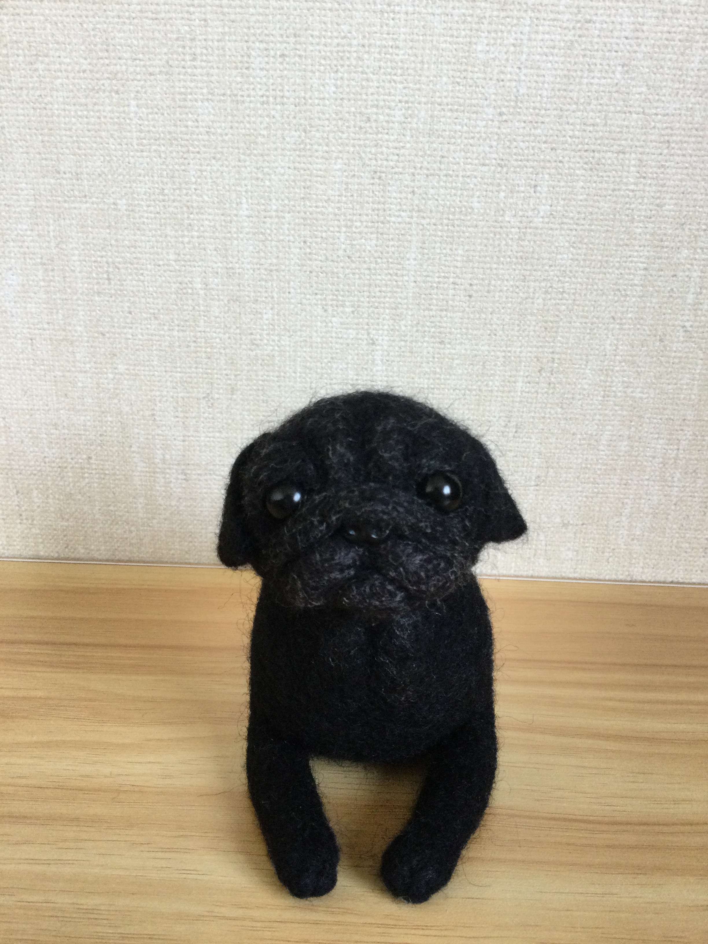 羊毛フェルト　チワワ　パグ　トイプードル