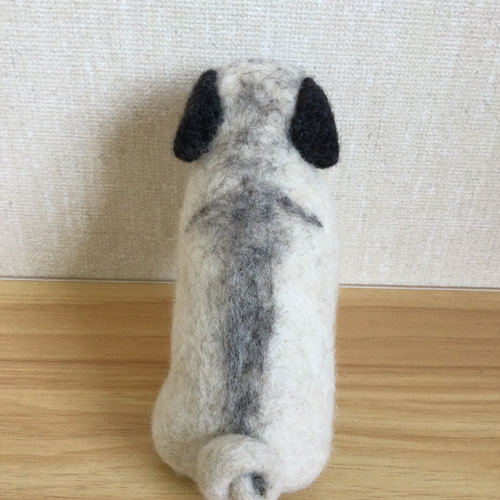 見つめちゃうよ♡ パグちゃん㉙ | 羊毛フェルトパグとHANAの店