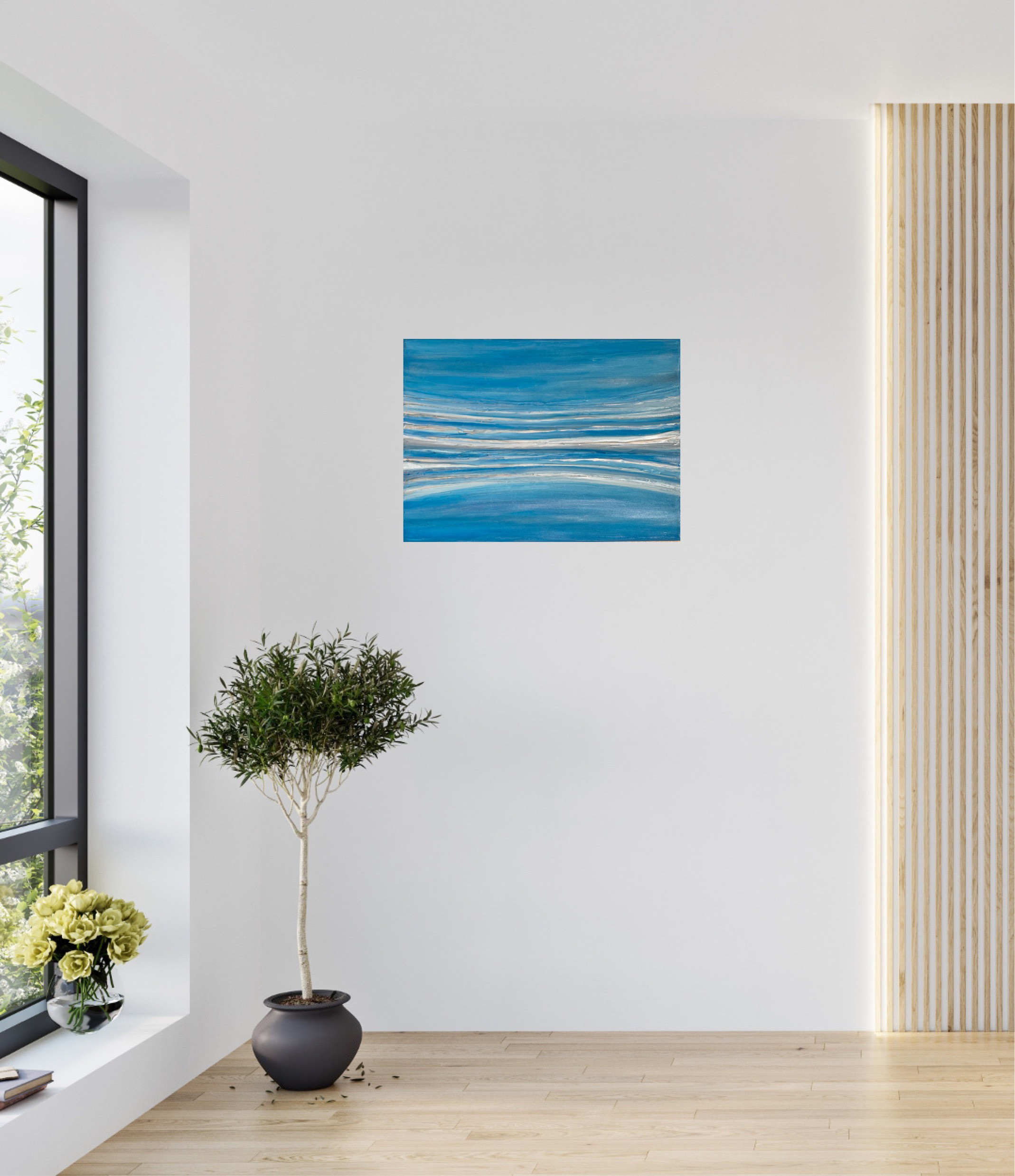 現代アート　抽象画　モダン　絵画　北欧アート　おしゃれインテリア　ダークグリーン Amazon.co.jp: ダークグリーン 抽象芸術 北欧スタイル