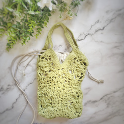 花咲くモチーフ編み 2wayポシェット〈ギフトにも〉EMIM Bloom かぎ針