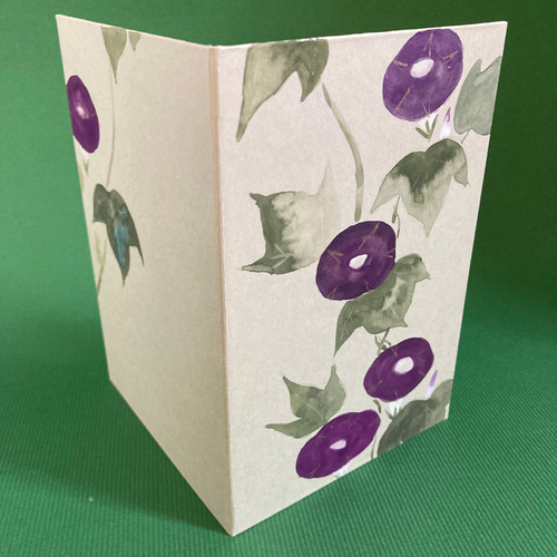 朝顔さん(メッセージボード 手描き一点物) メッセージカード yoyo 通販