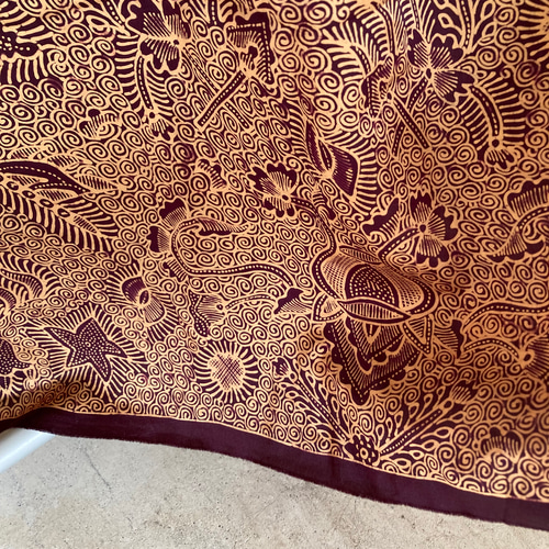 613 オールド バティック ジャワ更紗 古布 ヴィンテージ アンティーク  