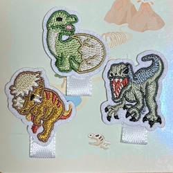 名札付けワッペン 恐竜⑥ ワッペン・アップリケ Sakura 通販 17872854