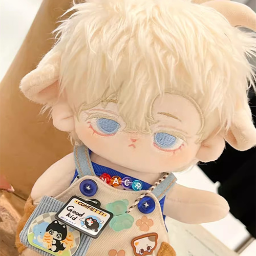 20cm着せ替えぬいぐるみ　にこにこ♪糸目きつね　白髪　オリジナル 20cm着せ替えぬいぐるみ にこにこ♪糸目きつね 白髪 オリジナル