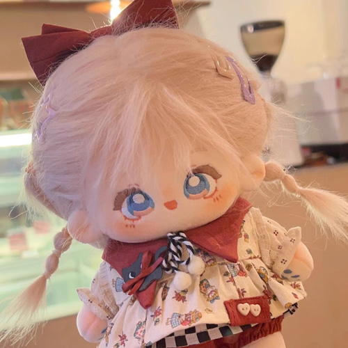 20cmぬいぐるみ 着せ替えぬいぐるみ アシア 白髪青目 骨格付き 20cmぬいぐるみ 着せ替えぬいぐるみ アシア 白髪青目 骨格付き