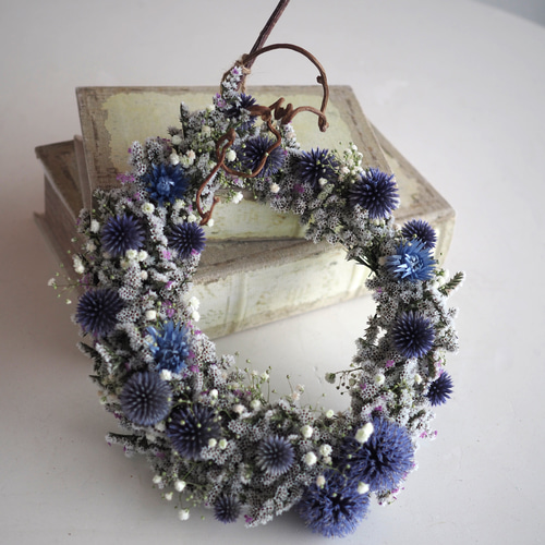 1.スターチス丸リース 1.スターチス丸リース