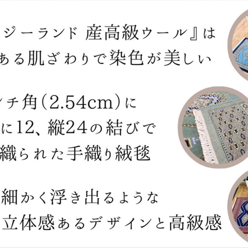 感謝キャン38%OFF】パキスタン絨毯 ハイクオリティ 79x45cm 玄関マット
