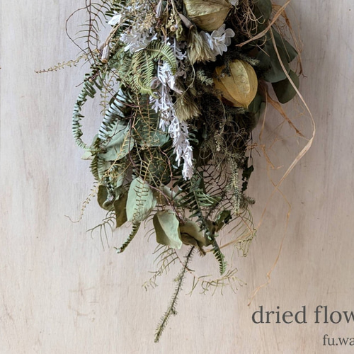 グリーンの癒されスワッグ グリーンの癒されスワッグ