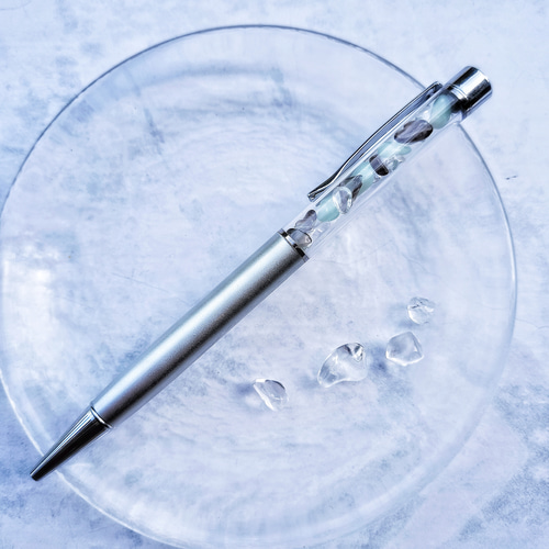 N169 / カスタムボールペン 天然石 アマゾナイト N169 / カスタムボールペン 天然石 アマゾナイト