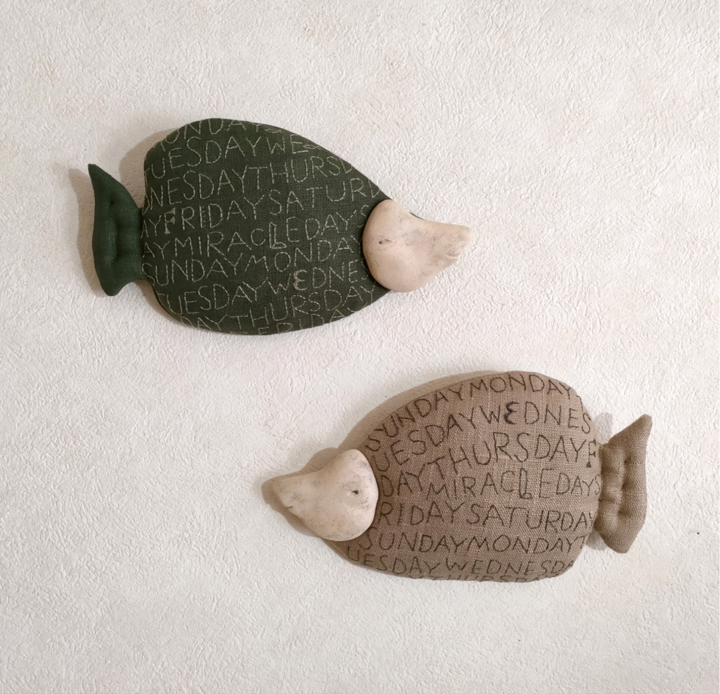 さかなlife　壁飾り | green or brown