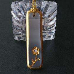 アンティーク すずらんWhite（28㎜）クラシカルFloralネックレス