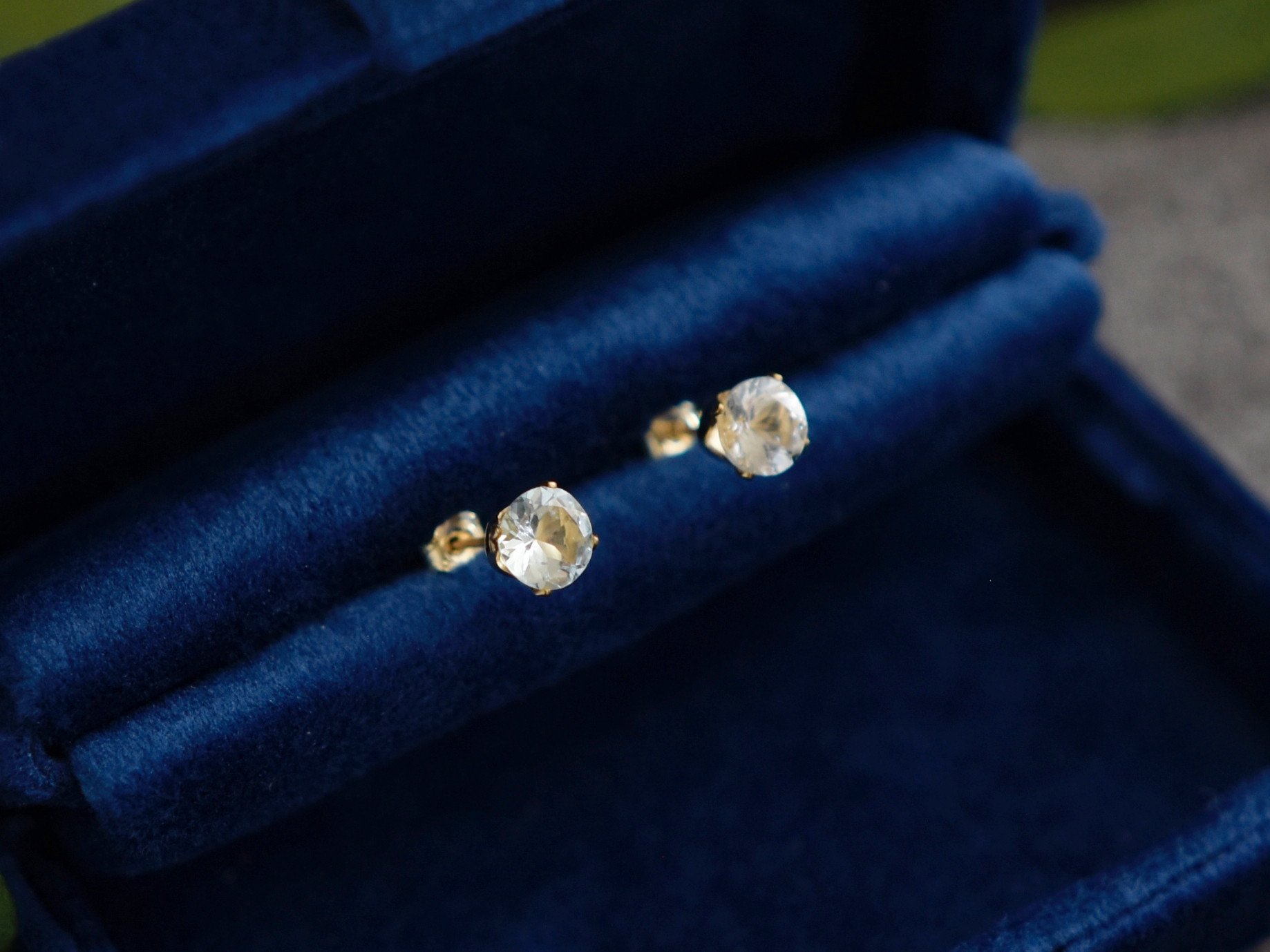 ▶︎6mm 麗しの アクアマリン 天然石 3月誕生石 ▶︎ピアス 14kgf