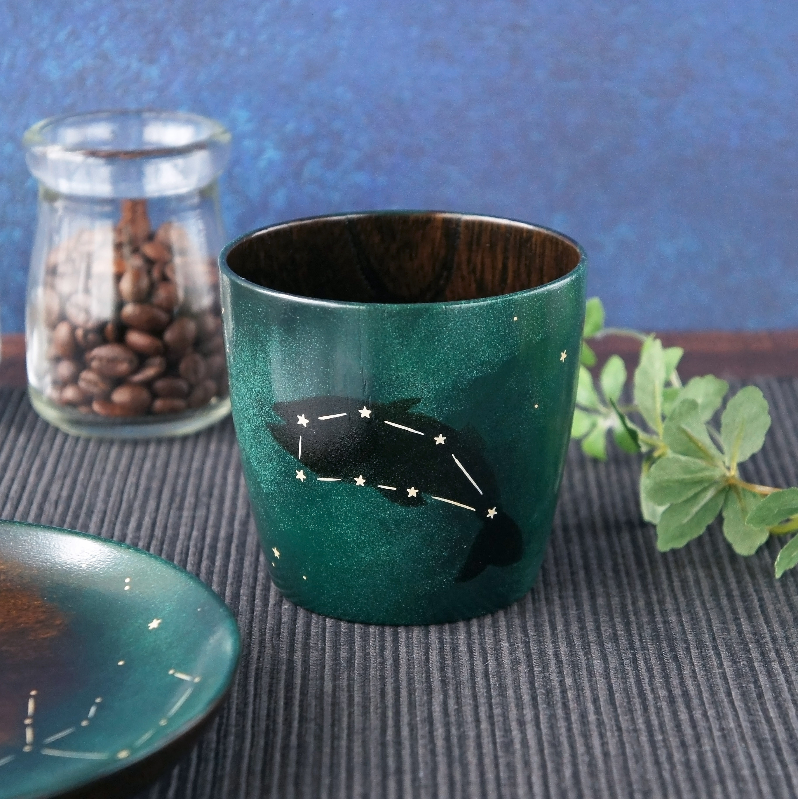 「秋・みなみのうお座」漆塗りフリーカップ（小）