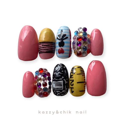 ネイルチップ 〜 kid 〜 ネイルチップ（つけ爪） kazzy&chik nail 通販