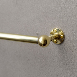 真鍮のタオルハンガー 3枚目の画像