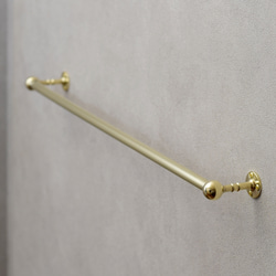 真鍮のタオルハンガー 2枚目の画像