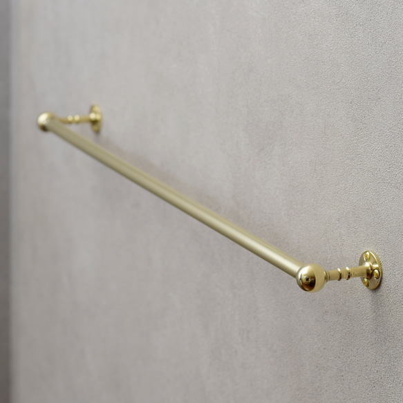 真鍮のタオルハンガー 2枚目の画像