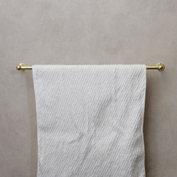 真鍮のタオルハンガー 4枚目の画像