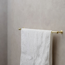 真鍮のタオルハンガー 5枚目の画像