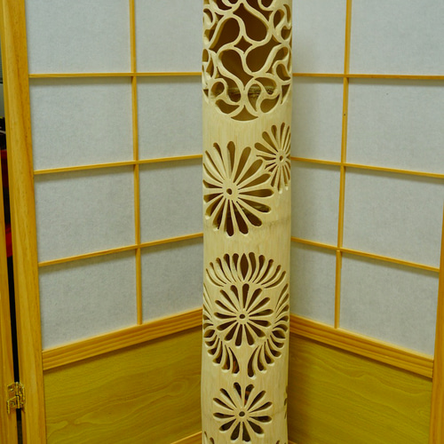 ◇繊細彫◇竹灯り・竹あかり・竹灯籠 ～～ 癒しの灯り ☆祭花火