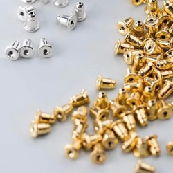 1ペア ベルキャッチ ゴールド SV925 3枚目の画像