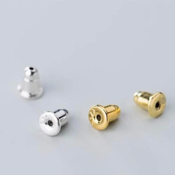 1ペア ベルキャッチ ゴールド SV925 4枚目の画像