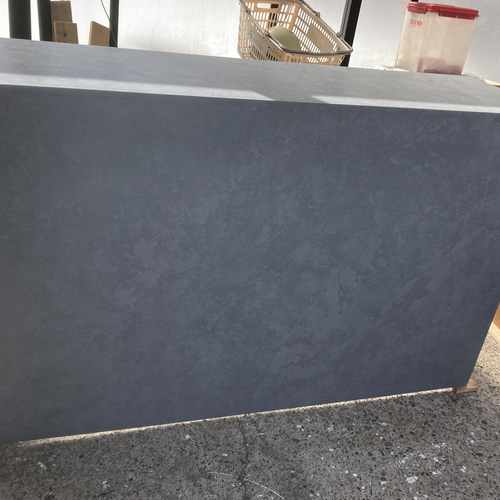 ★受注製作★グレー☆レジカウンターテーブル【1100】カントリー家具 アンティーク調L字型カウンターのオーダーメイドW1500@大阪東京名古屋