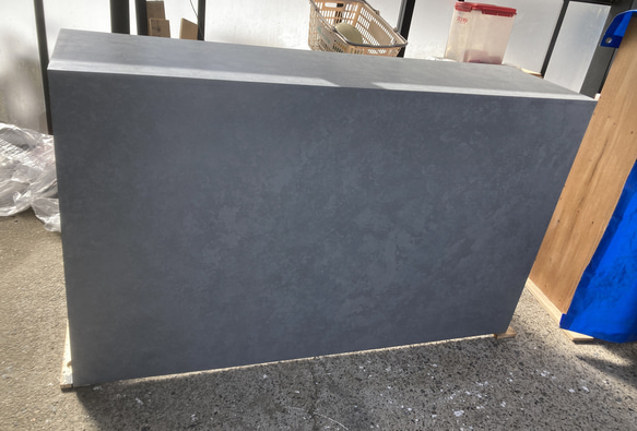 受注製作グレーストーン柄★モルタル★カウンターテーブル【800】☆ネイル　美容室 受注製作】グレーストーン柄☆石目☆モルタル☆受付カウンター